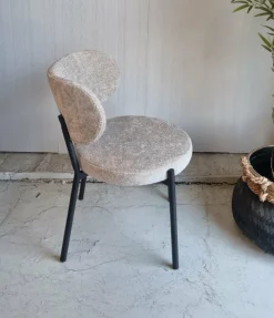 By Boo Eettafelstoel Oasis - taupe Clearance