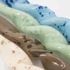 By Boo Kaars Swirly set van 4 - blauw