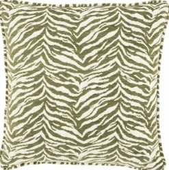 By Boo Kussen Tigra 45x45 cm - groen Clearance