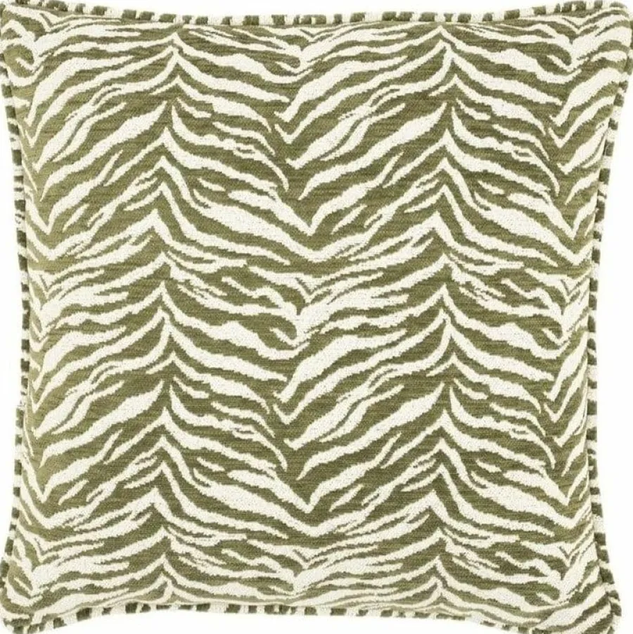 By Boo Kussen Tigra 45x45 cm - groen Clearance