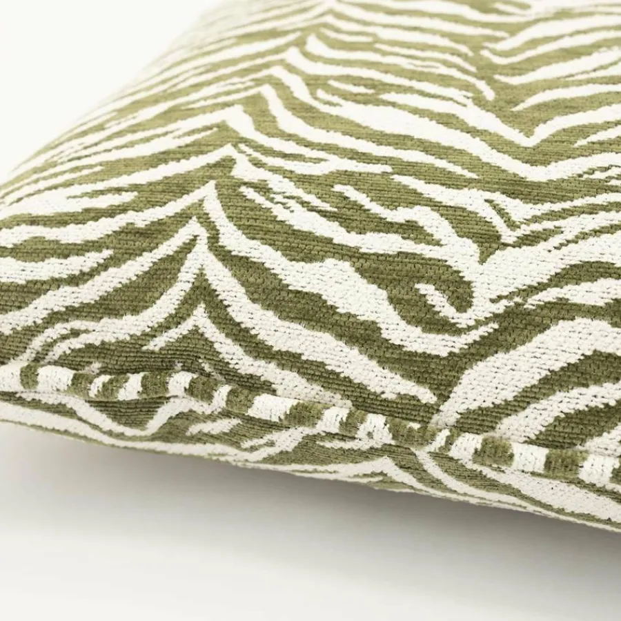 By Boo Kussen Tigra 45x45 cm - groen Clearance