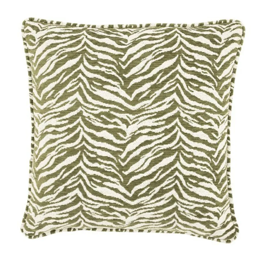 By Boo Kussen Tigra 45x45 cm - groen Clearance