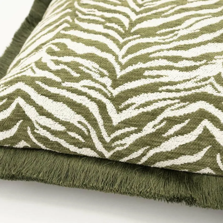 By Boo Kussen Tigra 40x60 cm - groen Sale