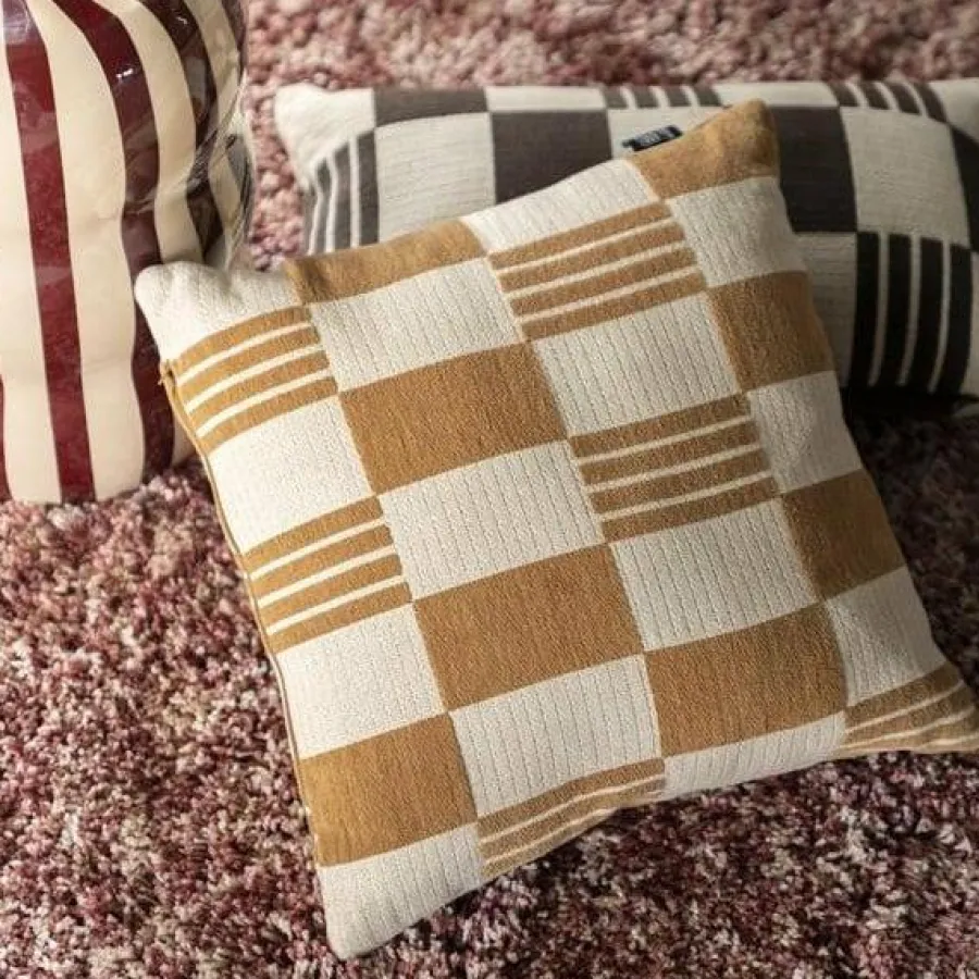 By Boo Kussen Twist 45x45 cm – mosterd Clearance