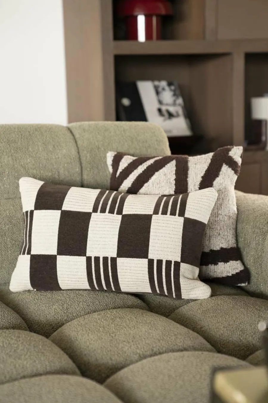 By Boo Kussen Twist 35x55 cm – bruin Clearance