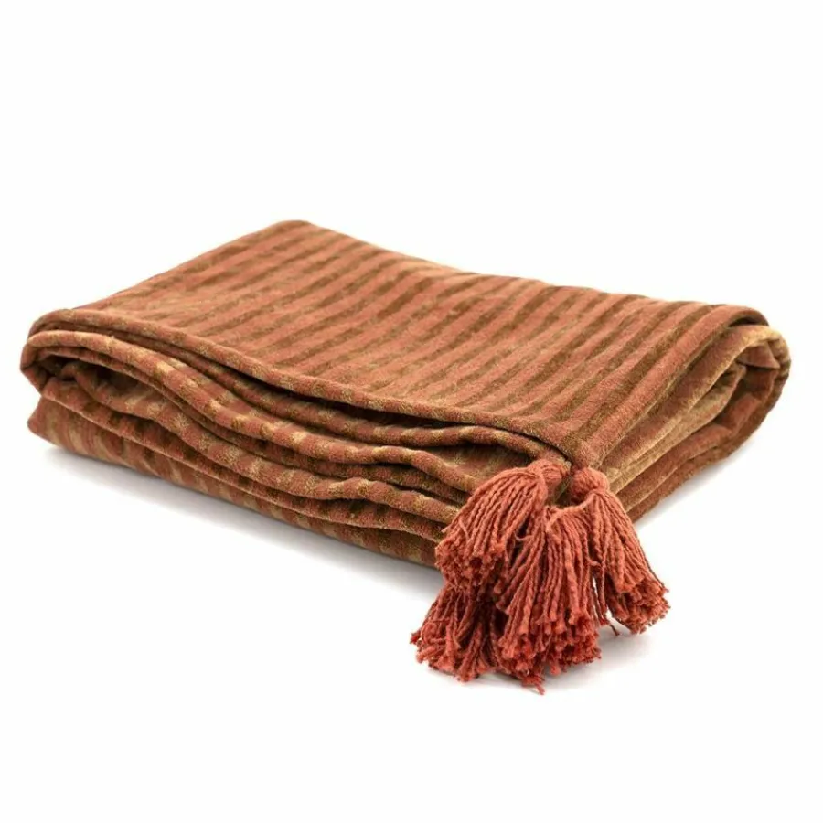 By Boo Plaid Sirun - terracotta New