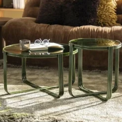 By Boo Salontafel Groovy - groen New