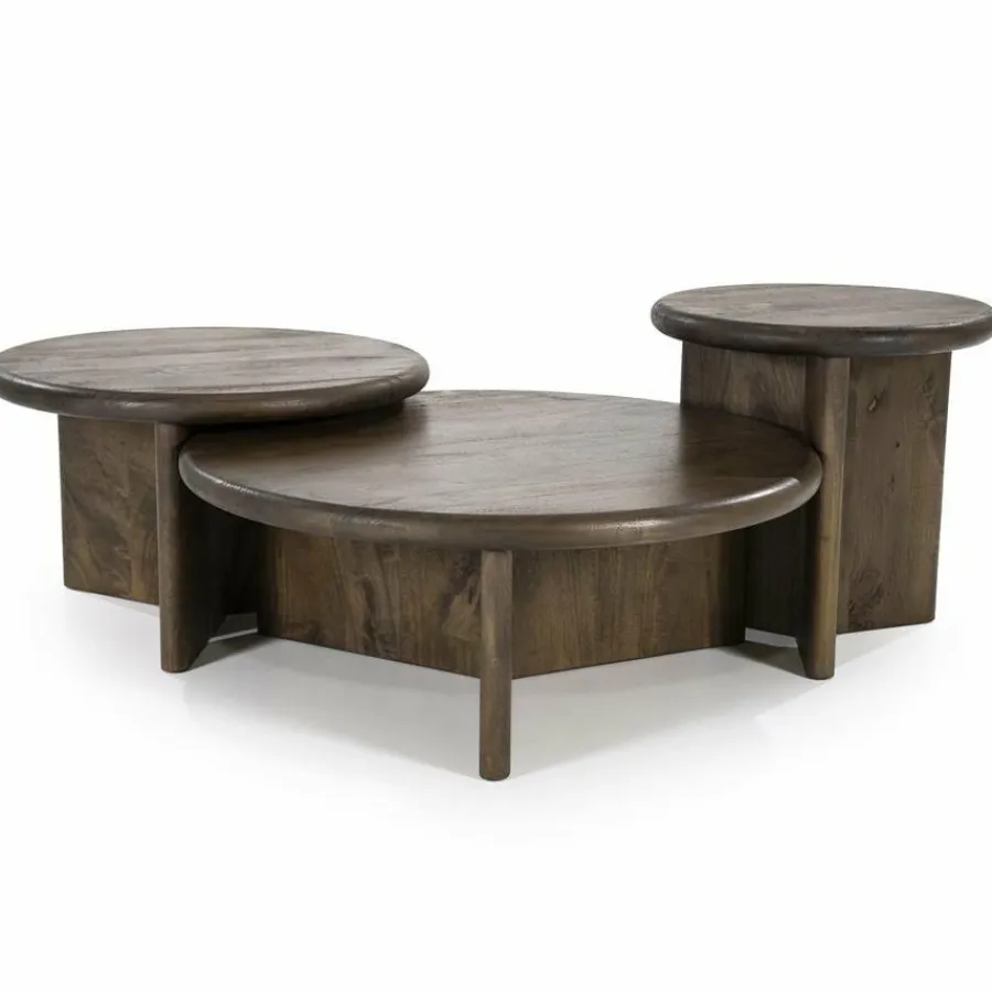 By Boo Salontafel Leoti medium – bruin Discount