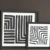 By Boo Schilderij Triq set of 2 Hot