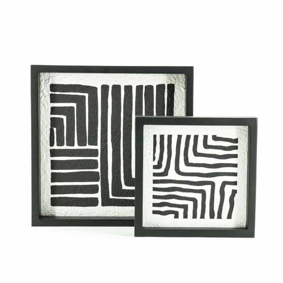 By Boo Schilderij Triq set of 2 Hot