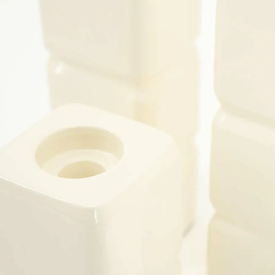 By Boo Set van 3 kandelaren Cube - beige Online