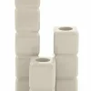 By Boo Set van 3 kandelaren Cube – taupe Clearance