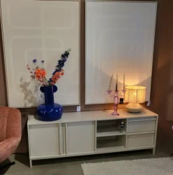 By Boo TV meubel Boaz 180 cm – 2 deuren, 2 lades en 2 open vakken Hot