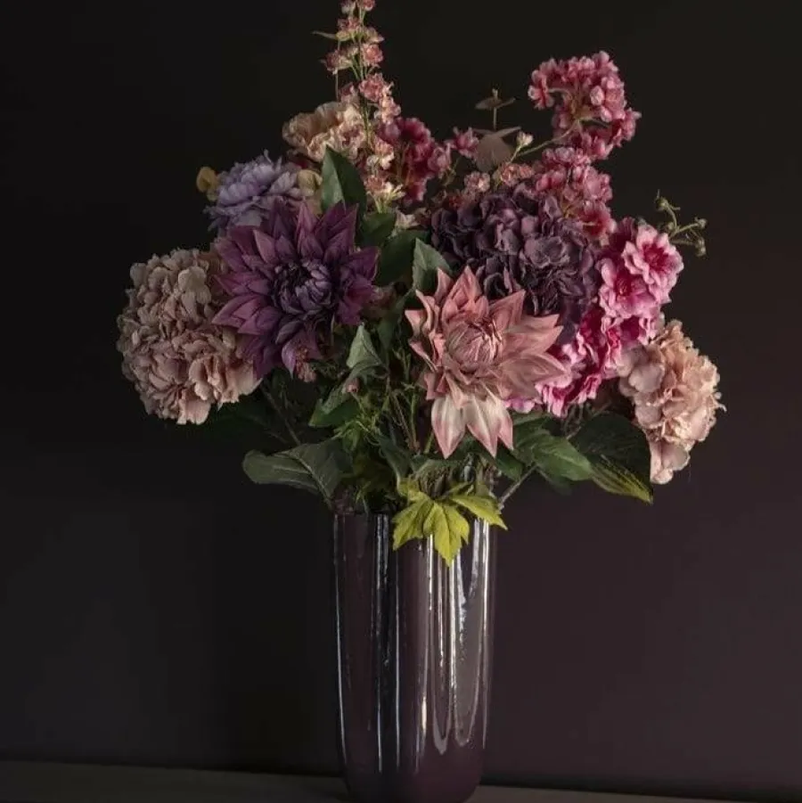 By Boo Vaas Flori – Paars / bruin