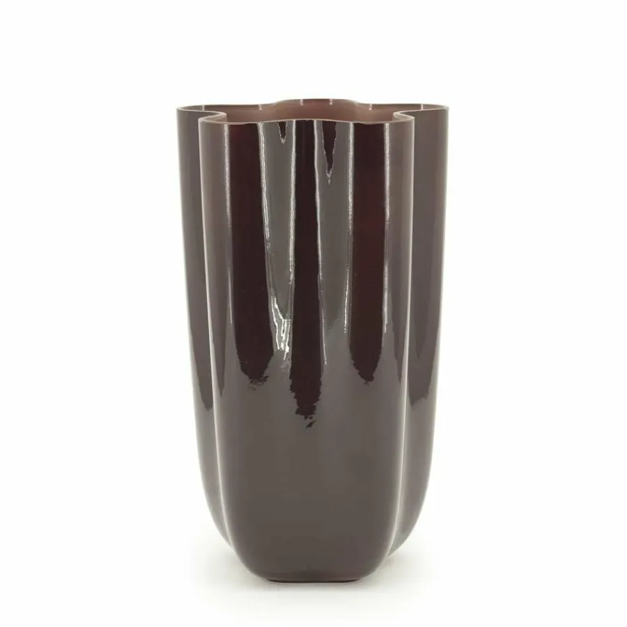 By Boo Vaas Flori – Paars / bruin