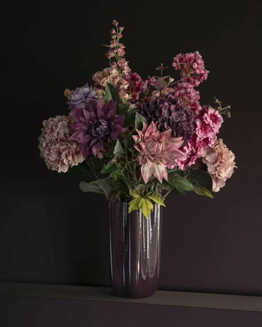 By Boo Vaas Flori – Paars / bruin