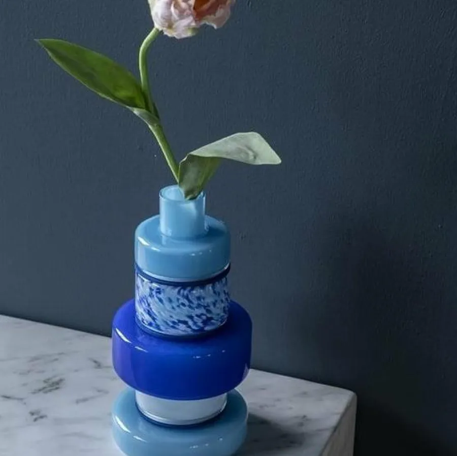 By Boo Vaas Golas - blauw Clearance