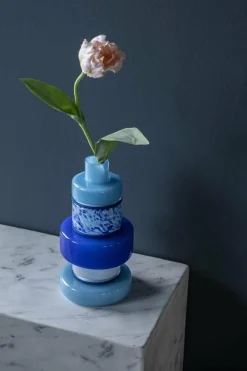 By Boo Vaas Golas - blauw Clearance