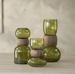 By Boo Vaas Verra groot - groen Outlet