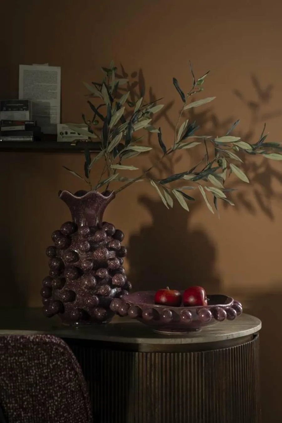 By Boo Vaas Viro - burgundy Clearance