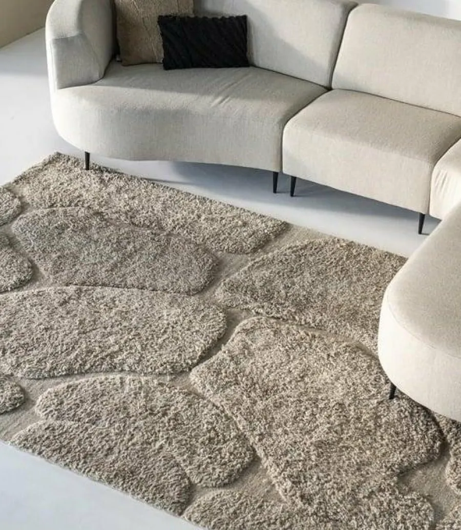 By Boo Vloerkleed Kala 200x300 cm - taupe New