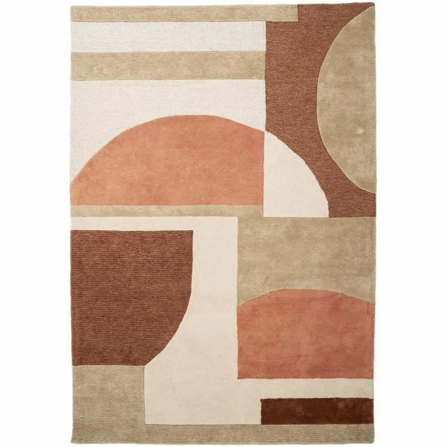 By Boo Vloerkleed Kazi 190x290 cm - terracotta Sale