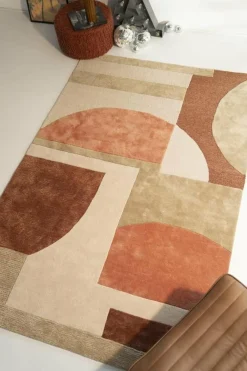 By Boo Vloerkleed Kazi 190x290 cm - terracotta Sale