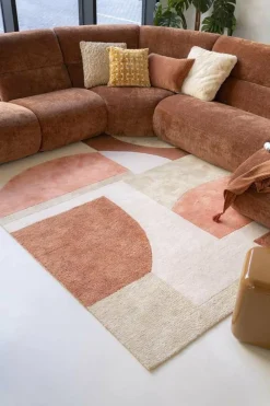 By Boo Vloerkleed Kazi 190x290 cm - terracotta Sale