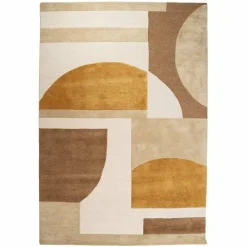 By Boo Vloerkleed Kazi 190x290 cm - mosterd New