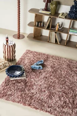 By Boo Vloerkleed Mixi 160x230 cm - burgundy