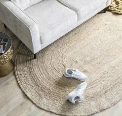 By Boo Vloerkleed Ramas naturel ovaal - 2 maten Discount