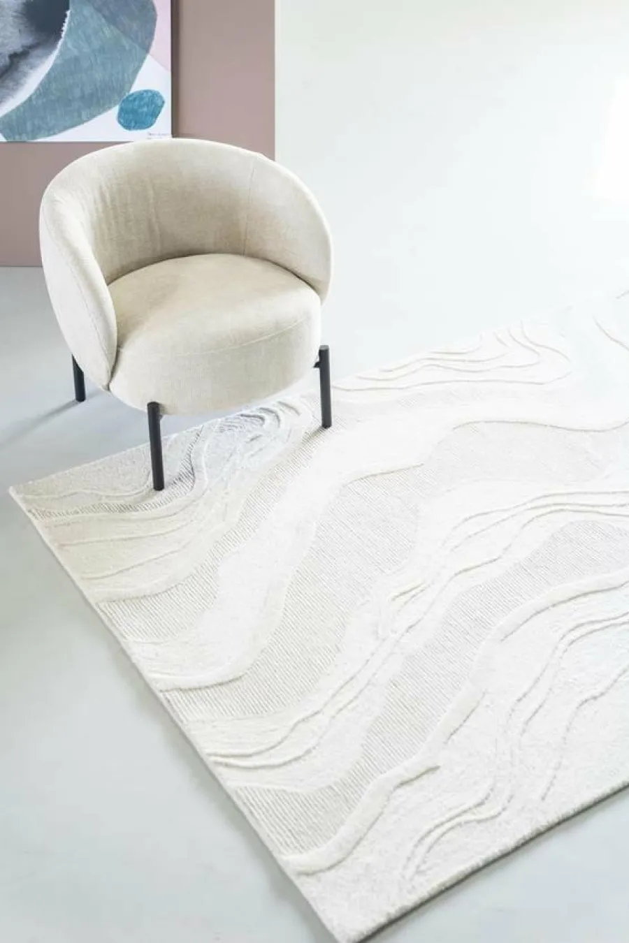 By Boo Vloerkleed Soil 160x230 cm - off white New