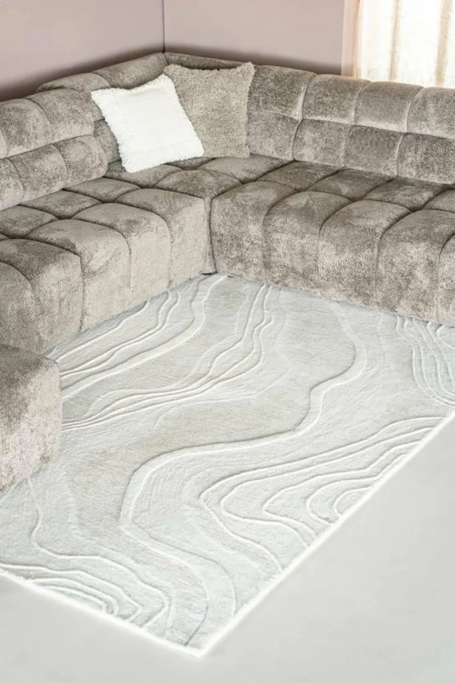 By Boo Vloerkleed Soil 160x230 cm - off white New