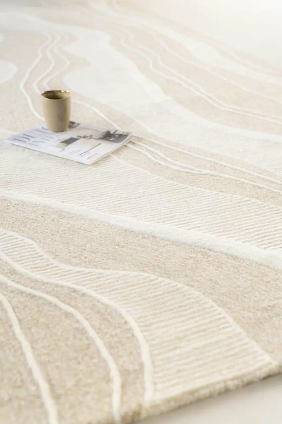 By Boo Vloerkleed Soil 190x290 cm - beige Discount