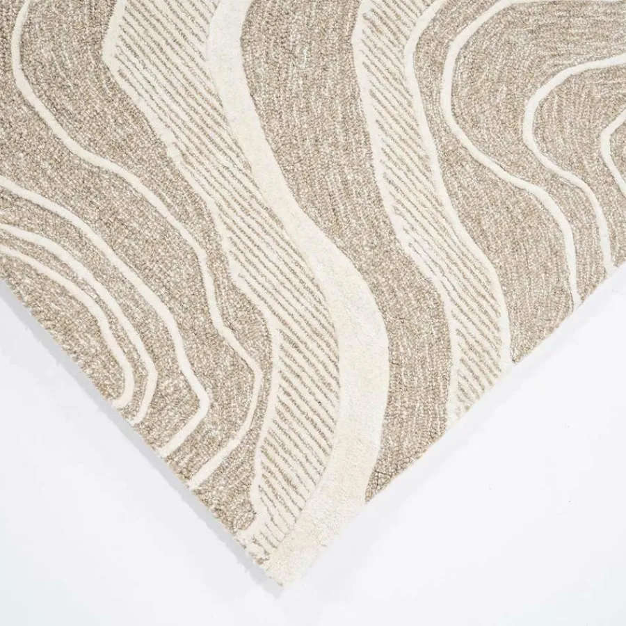 By Boo Vloerkleed Soil 190x290 cm - beige Discount