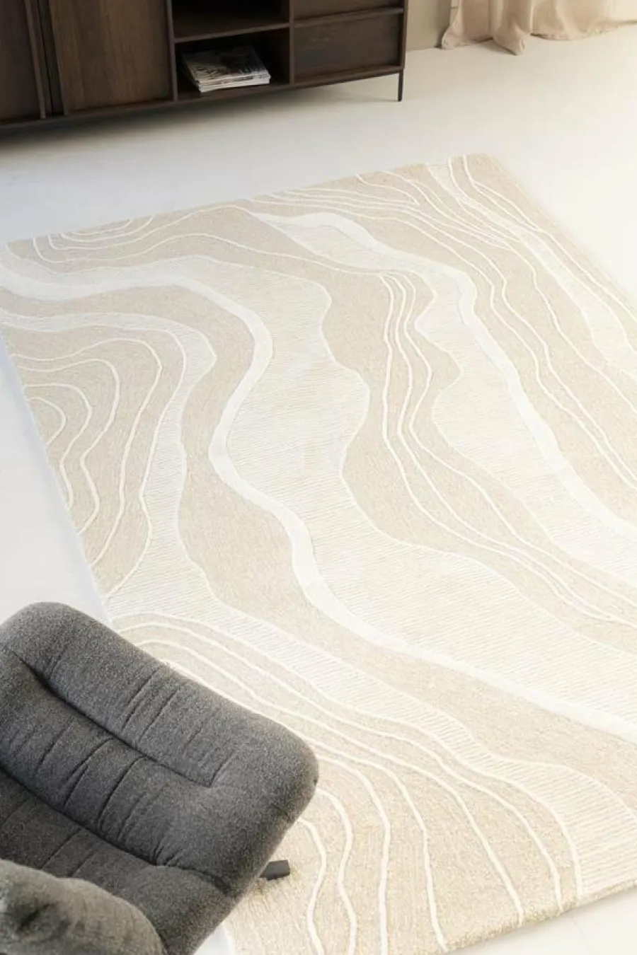 By Boo Vloerkleed Soil 190x290 cm - beige Discount
