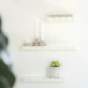 By Boo Wandplank Prinz set van 3 - beige Outlet