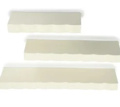 By Boo Wandplank Prinz set van 3 - beige Outlet
