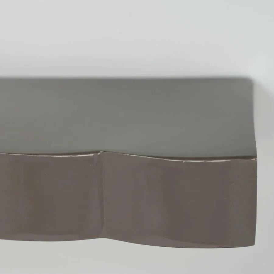 By Boo Wandplank Prinz set van 3- dark taupe Hot