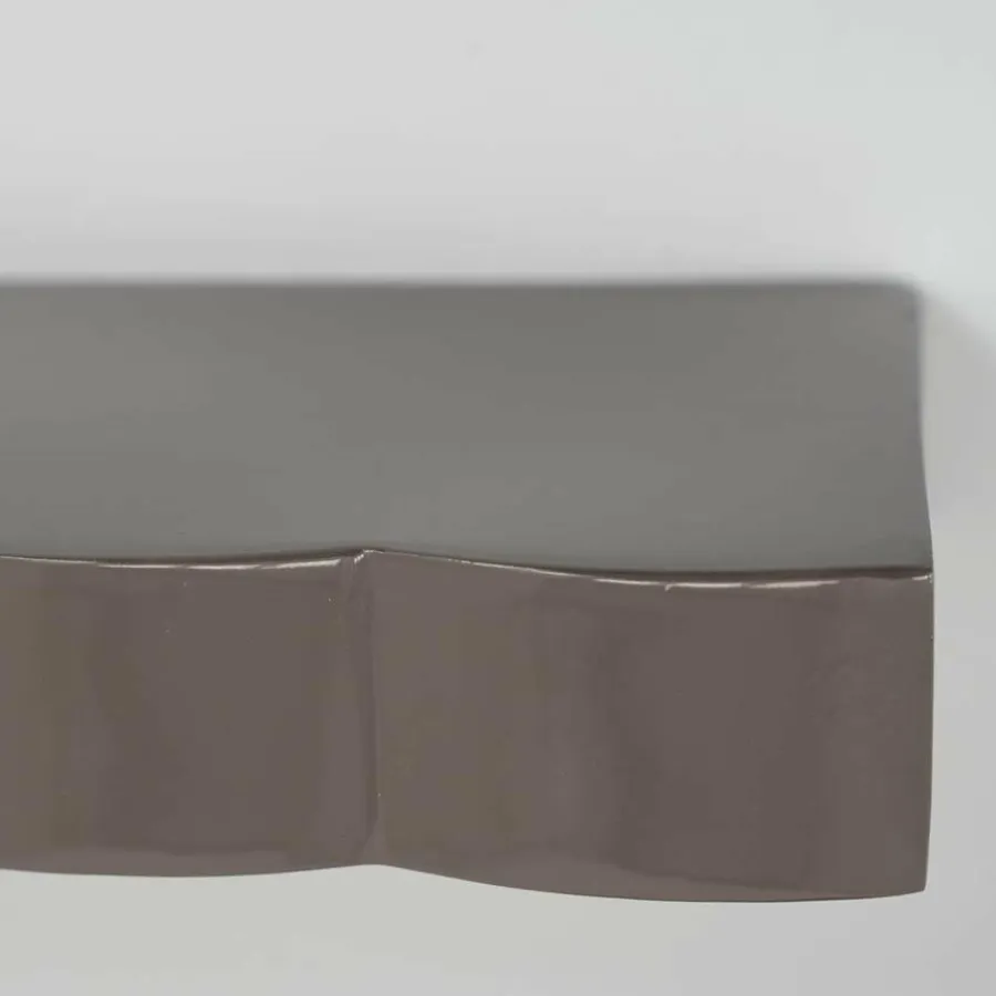 By Boo Wandplank Prinz set van 3- dark taupe Hot