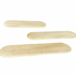 By Boo Wandplank Tre 2 mango 69 cm – naturel Best