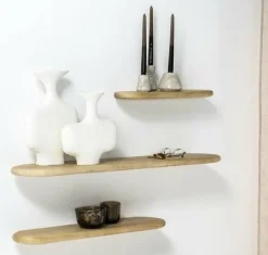 By Boo Wandplank Tre 1 mango 49 cm – naturel New
