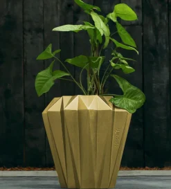 Candellana Bloempot beton Rack 13 cm Goud New