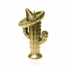 Candellana Kaars cactus met sombrero goud Discount