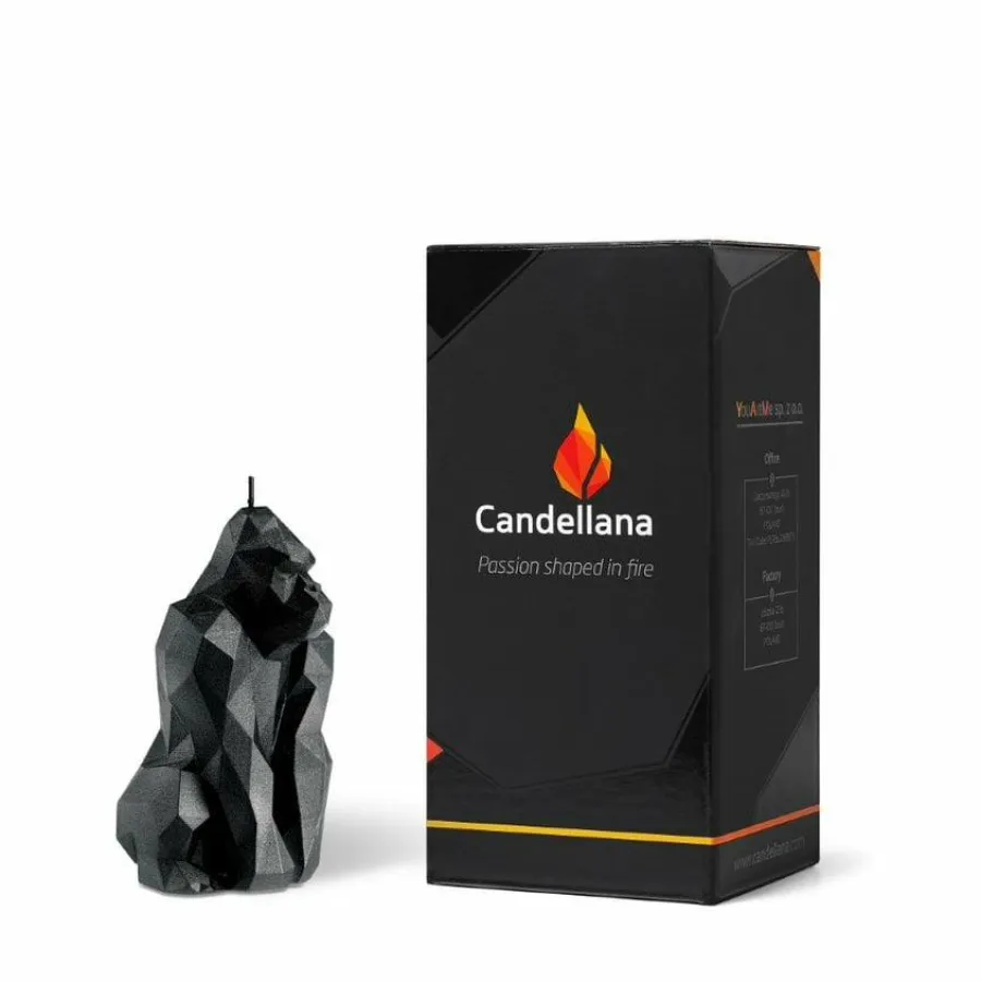 Candellana Kaars Gorilla zwart New