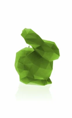Candellana Kaars Konijn groot groen metallic Clearance