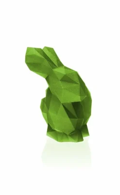 Candellana Kaars Konijn groot groen metallic Clearance