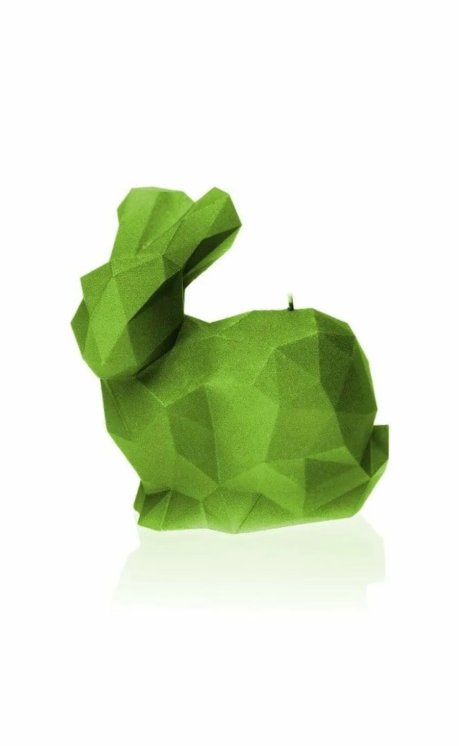 Candellana Kaars Konijn groot groen metallic Clearance