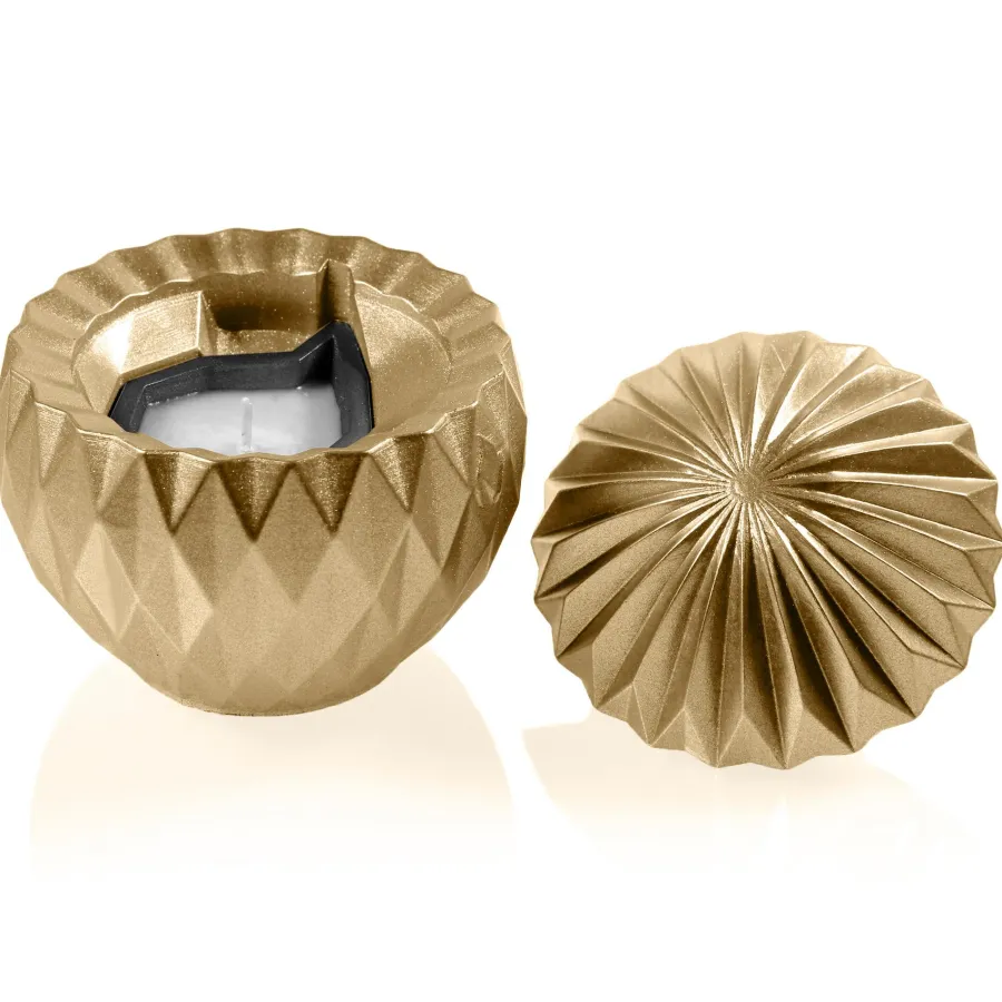 Candellana Ornament geurkaars bol goud Best