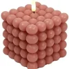 Countryfield LED Kaars Lyon bolletjes roze L Best